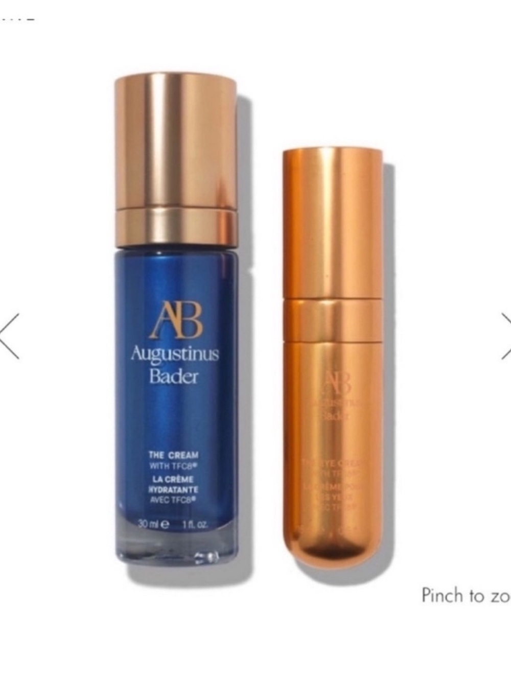 Augustinus Bader The Renewal Icons With The Cream 30ml and The Eye Cream 15ml
